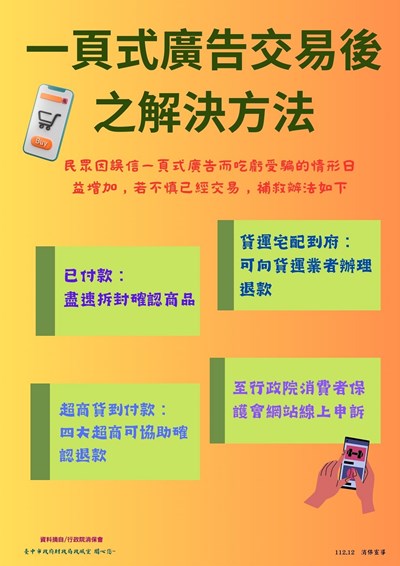 一頁式廣告交易後之解決方法_