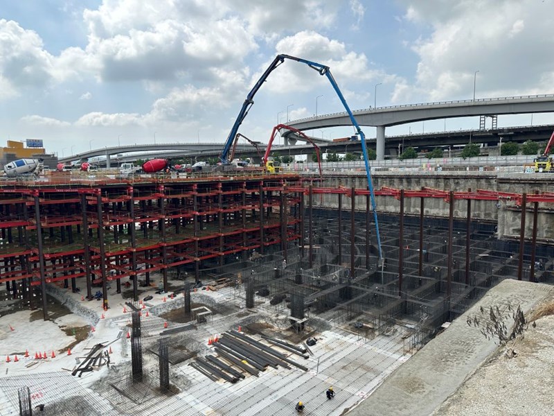 臺中巨蛋興建工程-進入主體結構工程