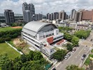 興建中臺中市烏日全民運動館外觀