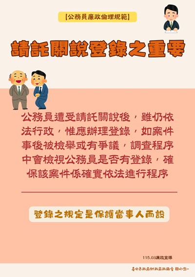 請託關說登錄之重要