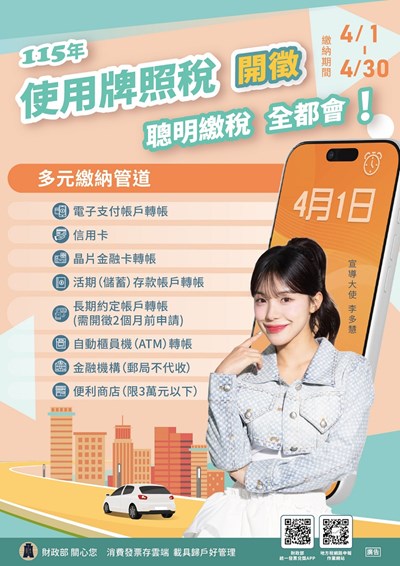 115年使用牌照稅開徵囉！